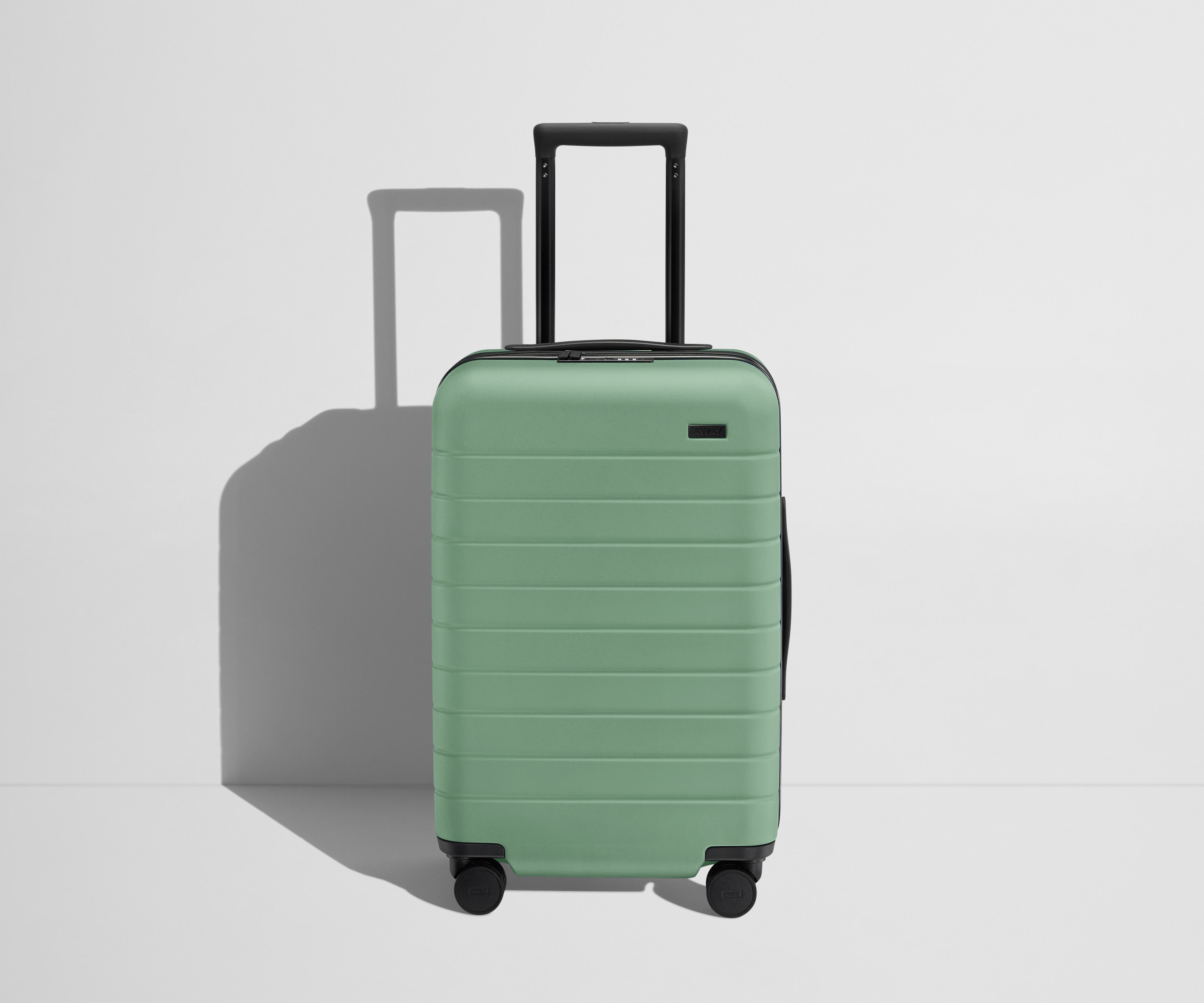 Sea Green Carry On Flex Suitcase - Lightweight Expandable Luggage for Air Travel & Weekend Getaways