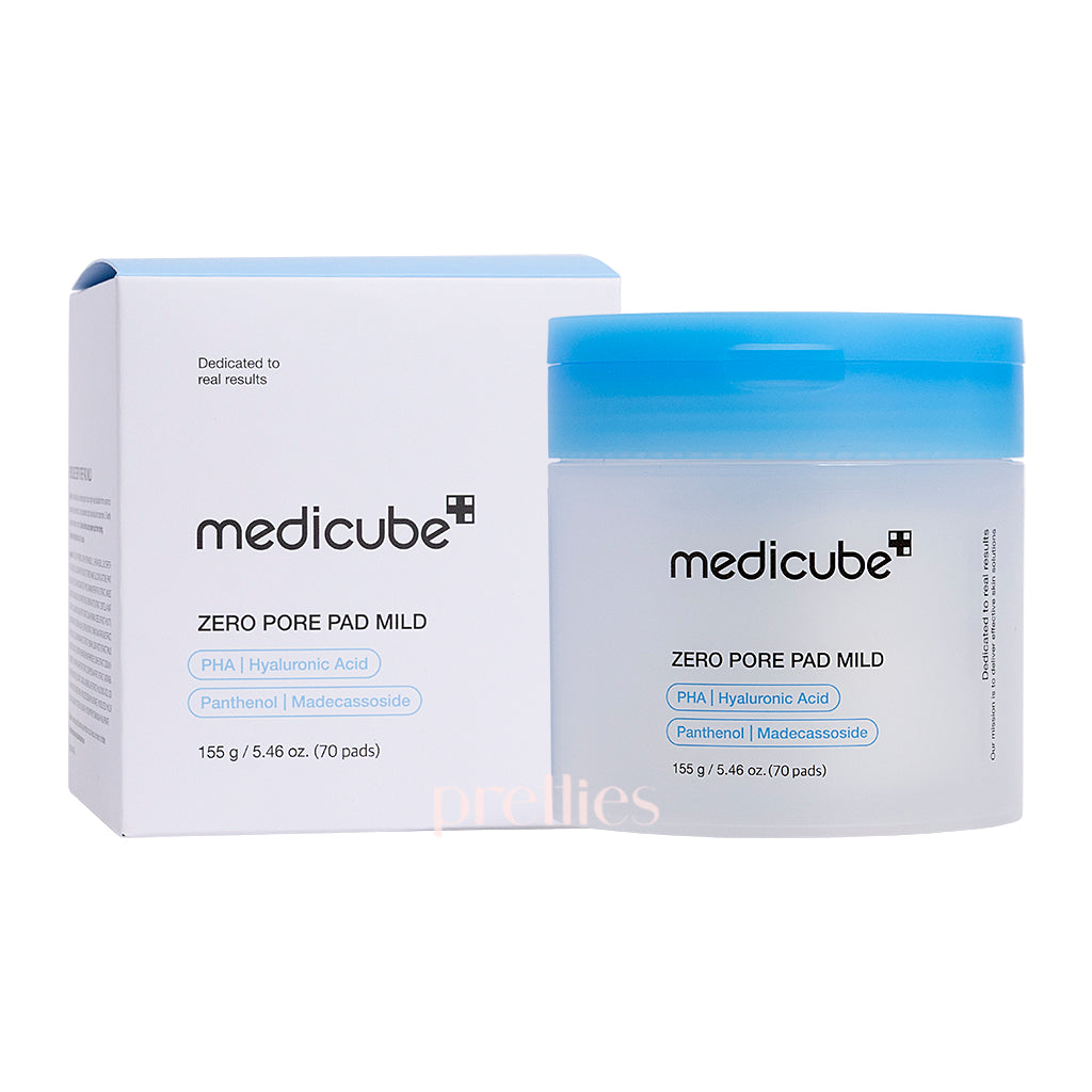Medicube Zero Pore Pad Mild - 70 Count Exfoliating Pads for Sensitive Skin | Gentle Pore Care & Blackhead Removal | Daily Skincare Routine