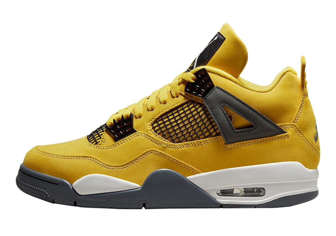 Air Jordan 4 Retro Men's Basketball Shoes - White/Cement Grey (308497-106) | Classic Sneakers for Streetwear, Casual & Sports Fashion