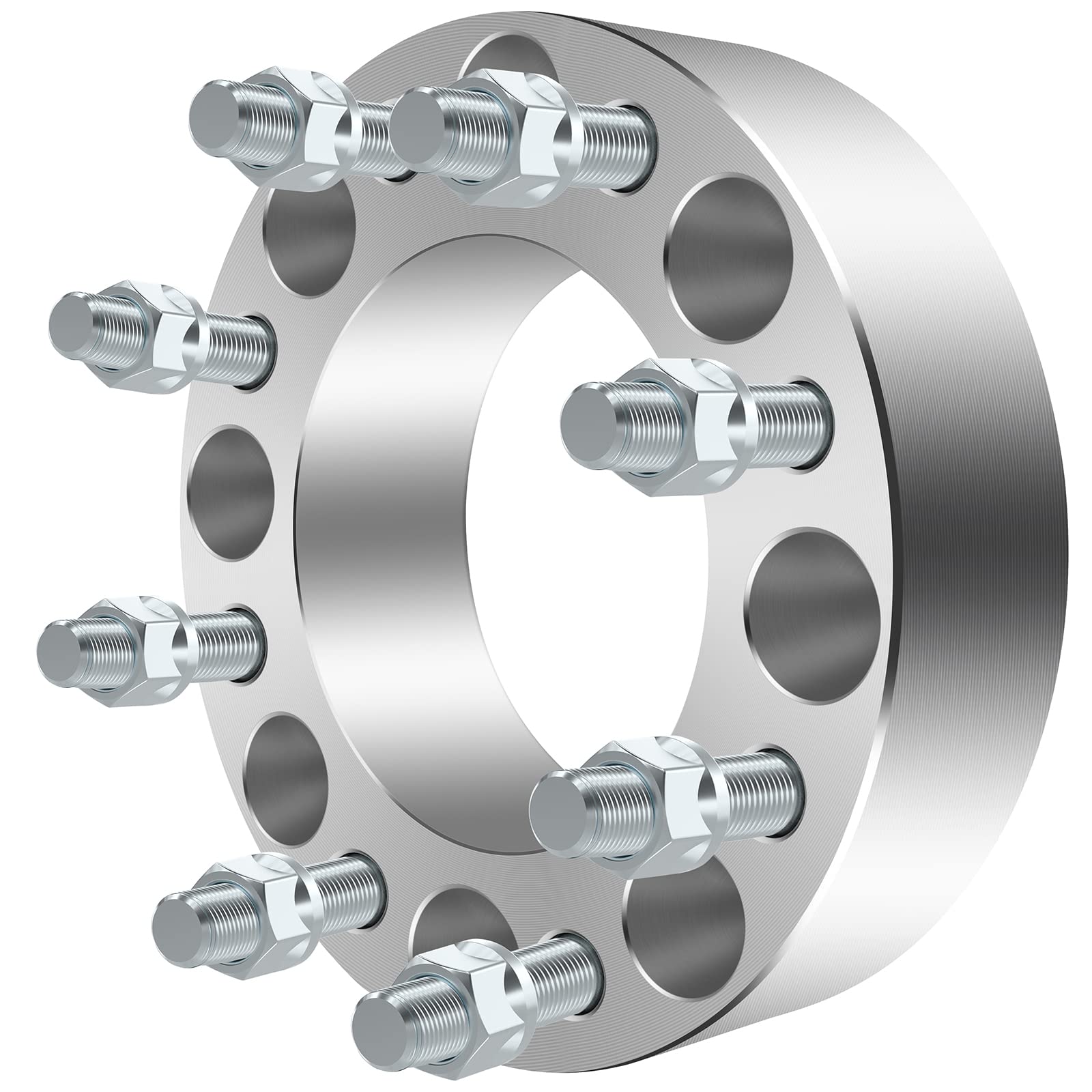 ECCPP 4PCS 2 Inch Wheel Spacers 50mm 8x6.5 to 8x6.5 117mm CB - Compatible with 2002-2004 Chevrolet Silverado 3500, 2008-2010 Chevrolet Silverado 3500 HD, 2001-2009 Chevrolet Suburban 250 - Enhance Vehicle Stability & Off-Road Performance