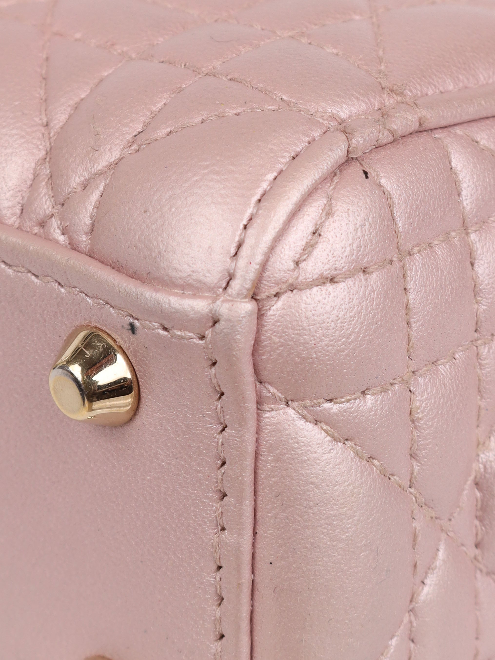Dior Lotus Pearlescent Cannage Mini Lady Dior Handbag - Luxury Designer Crossbody Purse for Women | Perfect for Evening Events, Weddings & Special Occasions