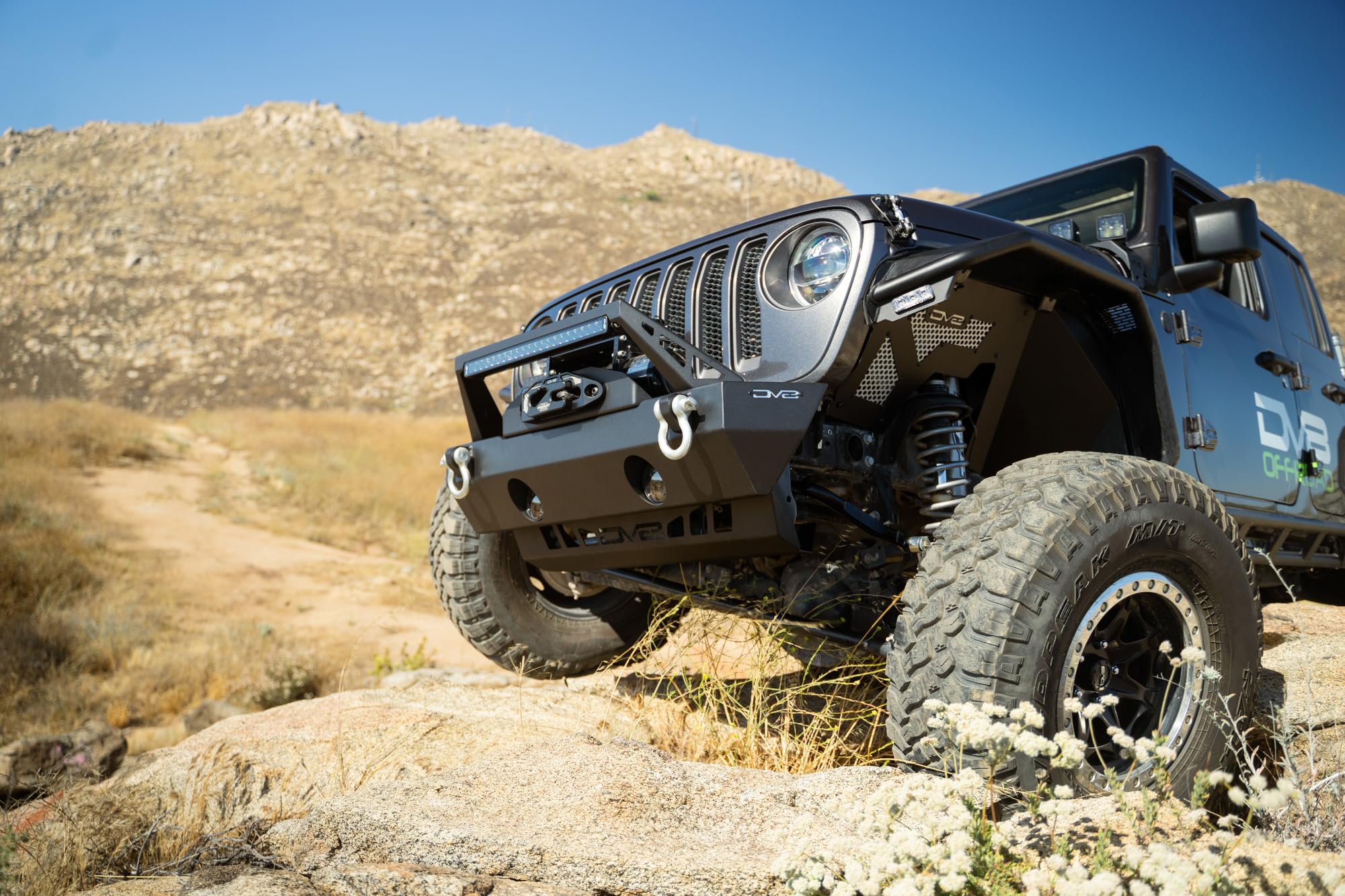 Dv8 Offroad SPJL-02 DVE Heavy Duty Skid Plates for Jeep Wrangler & Gladiator - Off-Road Protection Underbody Armor for Rock Crawling & Trail Adventures