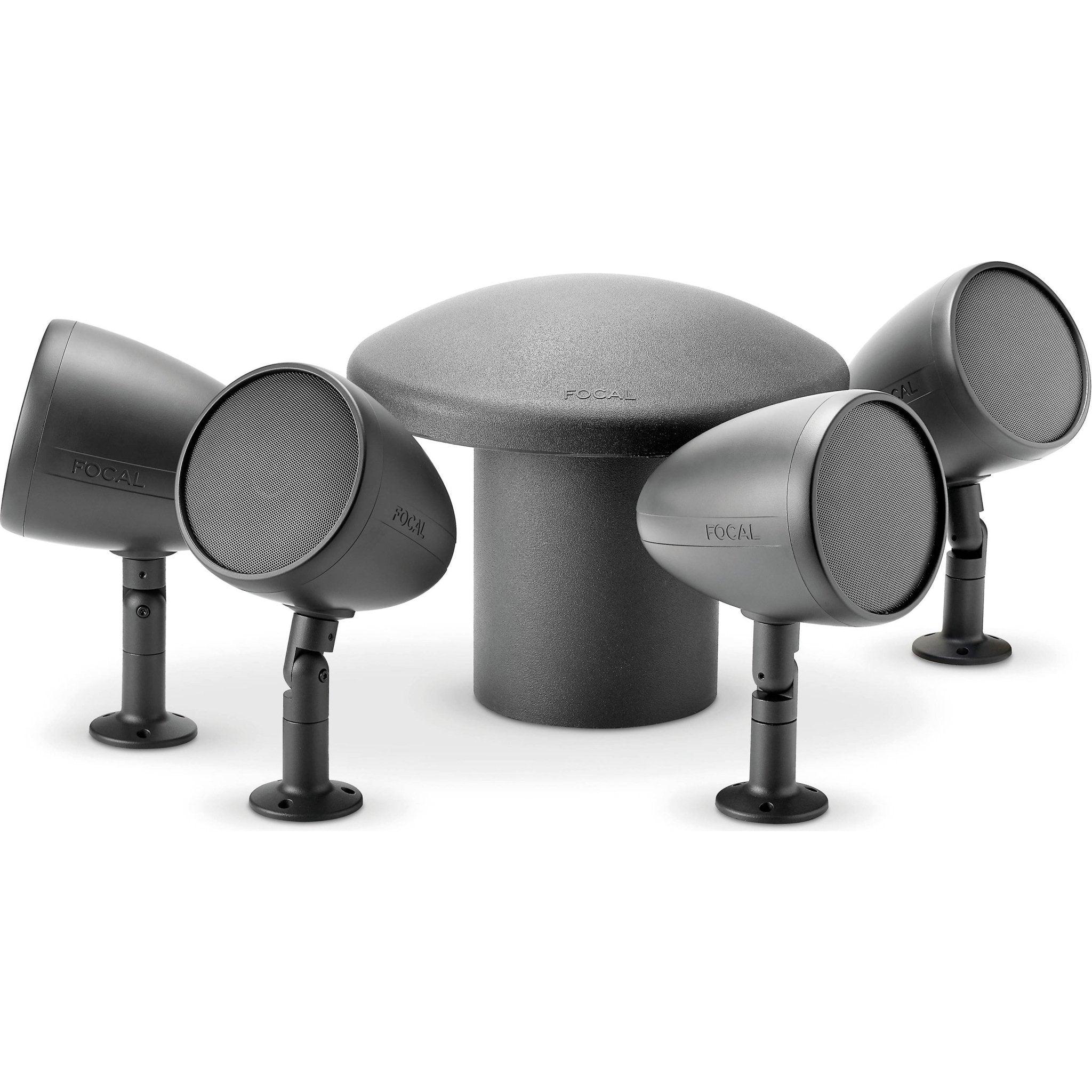 Focal Littora OD 4.1 Outdoor Weatherproof Speaker System - High-Quality Waterproof Bluetooth Speakers for Patio, Garden, Pool & Backyard Entertainment
