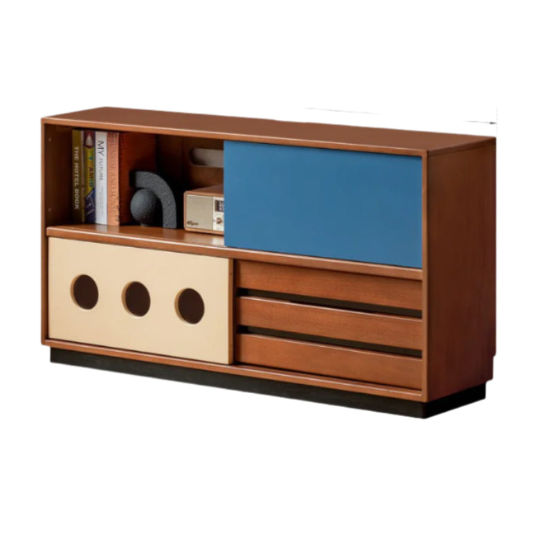 51.2x13.8x28.0 inch / 130x35x71 cm / Blue+Apricot color / TV cabinet