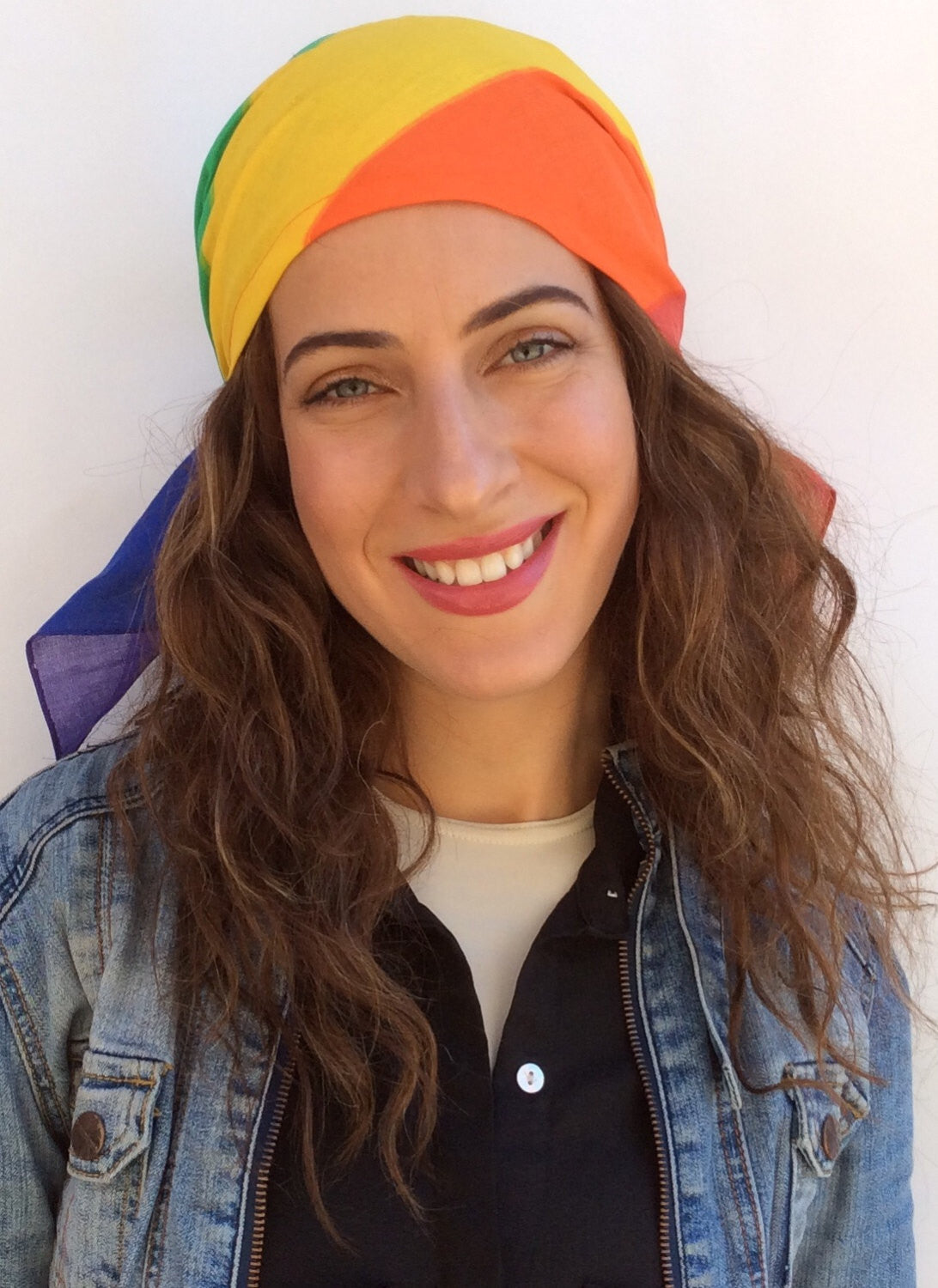 Pride Month LGBTQ Rainbow Scrub Cap - Easy Tie Back & Pre-Tied Elastic Bandana Head Scarf for Nurses, Doctors, Healthcare Workers - Perfect for Pride Parades, Medical Work & LGBTQ Support