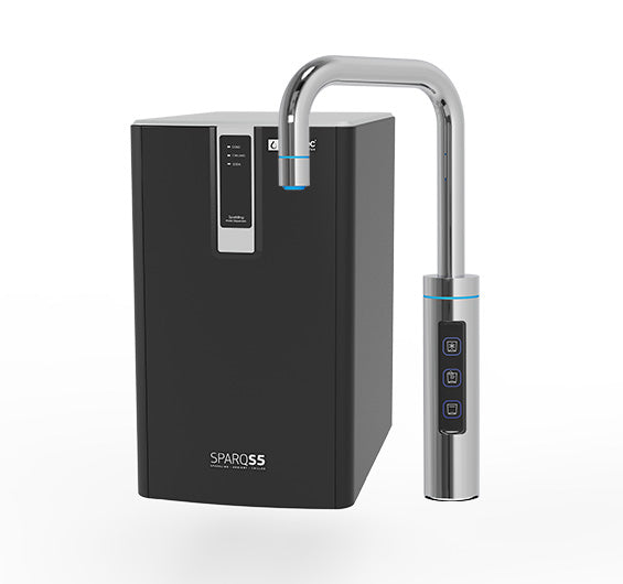 Puretec SPARQ S5 Instant Sparkling Water Filter System - 100 Cups/Hour, Chilled & Carbonated Water Dispenser for Home & Office | Perfect for Hydration, Entertaining & Healthy Lifestyle