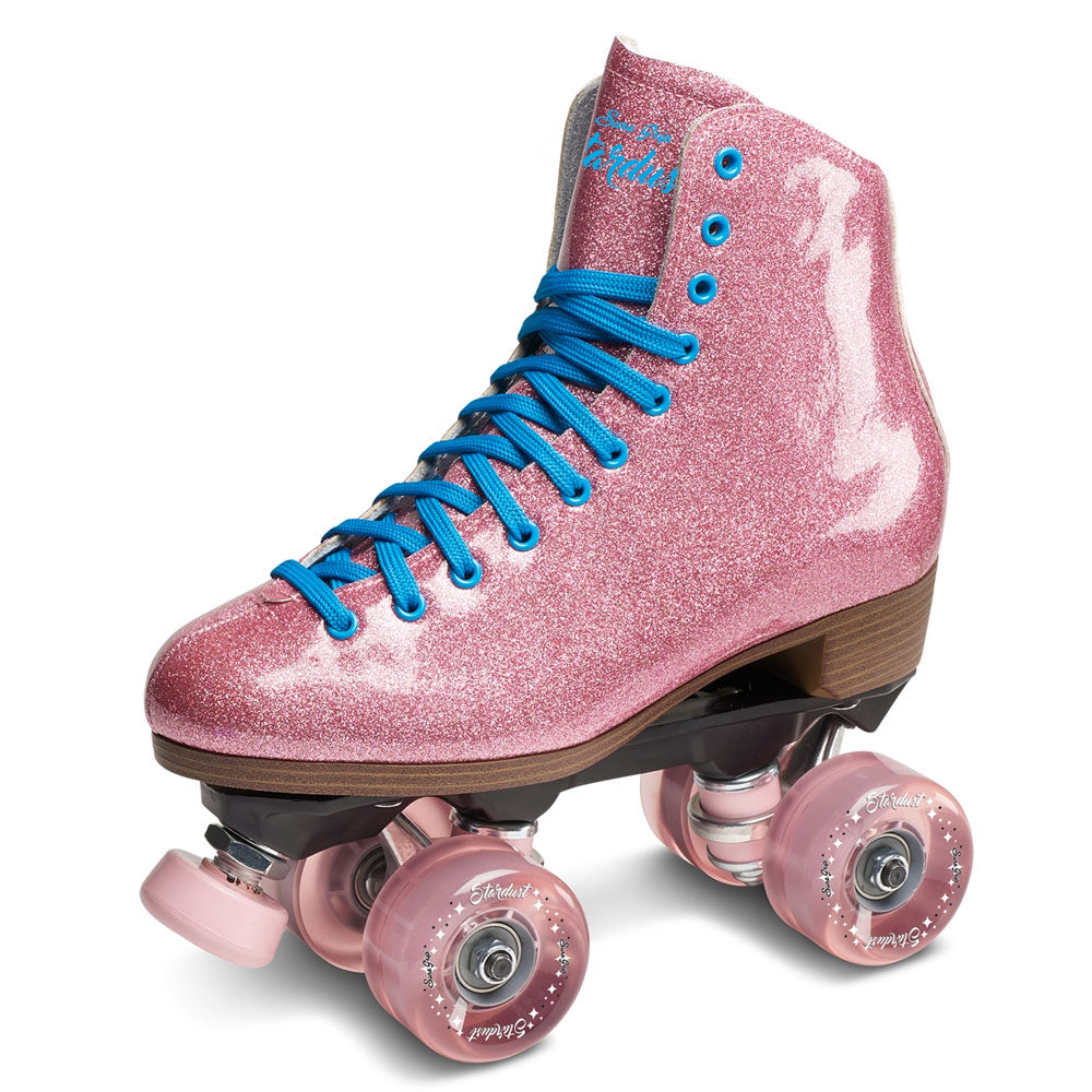 Sure Grip Stardust Roller Skates for Women & Men - Quad Outdoor/Indoor Skates with Light-Up Wheels - Perfect for Rink, Park & Street Skating