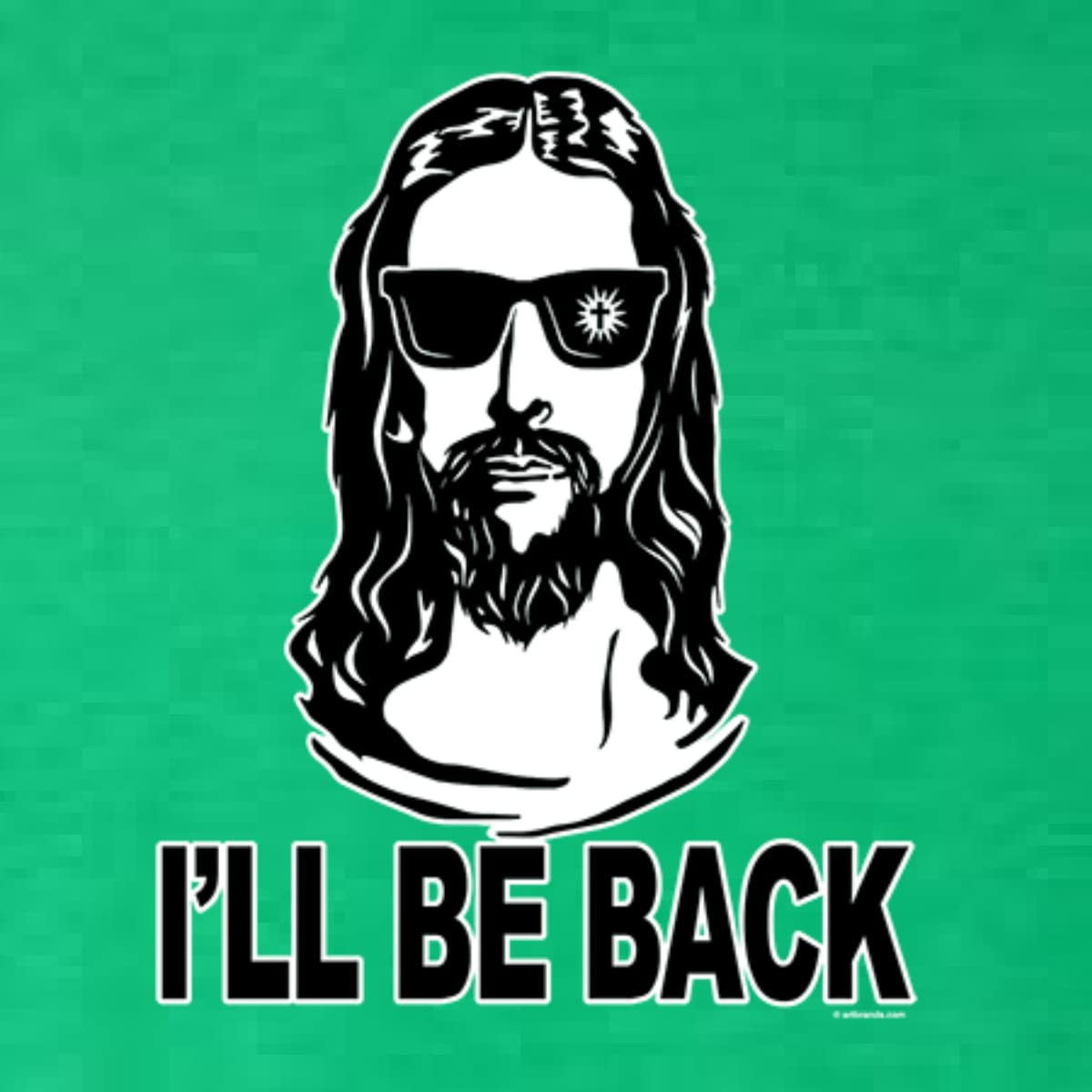 Jesus: I'll Be Back Inspirational Christian Men's Premium Tri-Blend T-Shirt - Comfortable Faith-Based Apparel for Church, Bible Study & Daily Wear