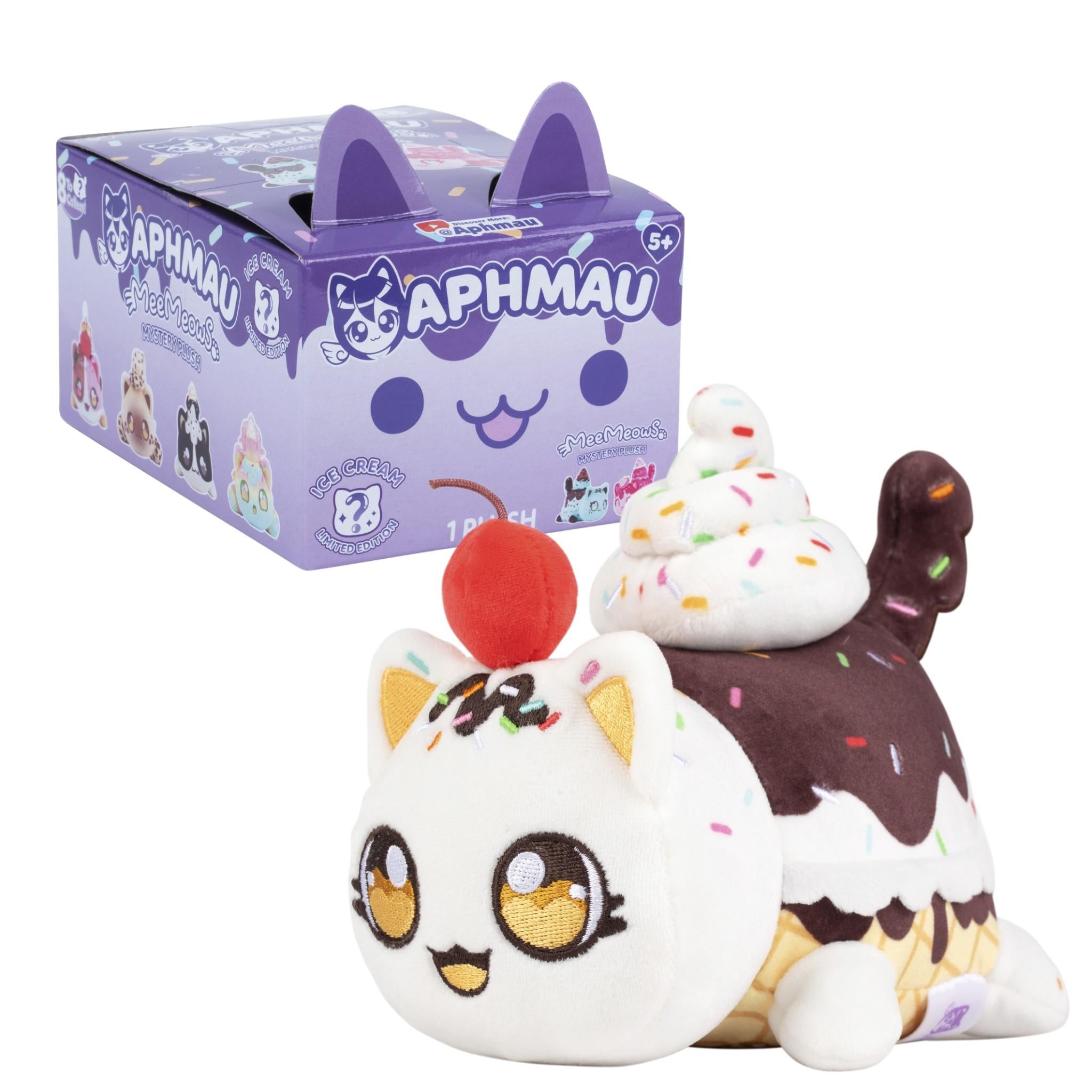 Aphmau MeeMeows Series 6 Mystery Ice Cream Blind Box Collectible Toy - Fun Surprise for Kids & Collectors - Perfect for Birthday Gifts & Party Favors