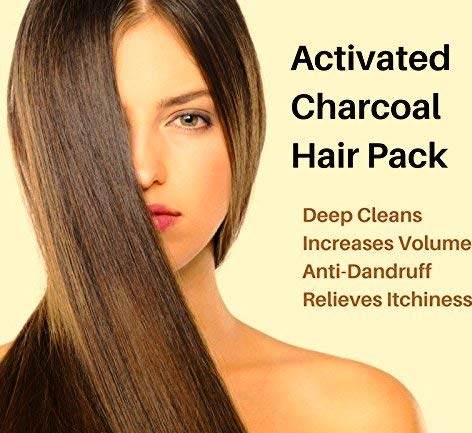 Activated Charcoal Hair Mask for Hair Growth, Volume & Scalp Care - 25g | Deep Cleansing Treatment for Oily Scalp & Dandruff Relief | Perfect for Damaged Hair & Daily Hair Care Routine