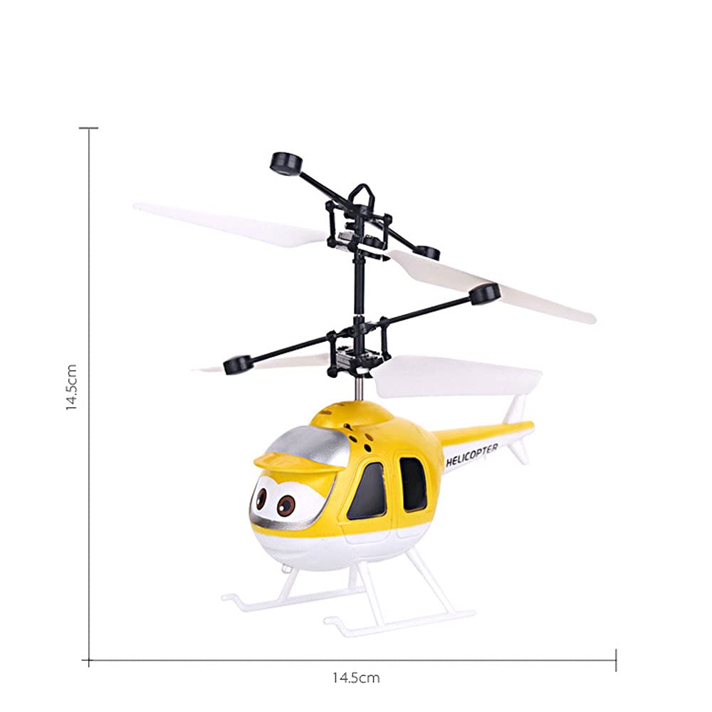Mini RC Helicopter with Smart Sensor - Remote Control Airplane Toy for Kids, Crash Resistant Electric RC Aircraft - Perfect Birthday Gift for Boys & Girls | Indoor & Outdoor Flying Fun