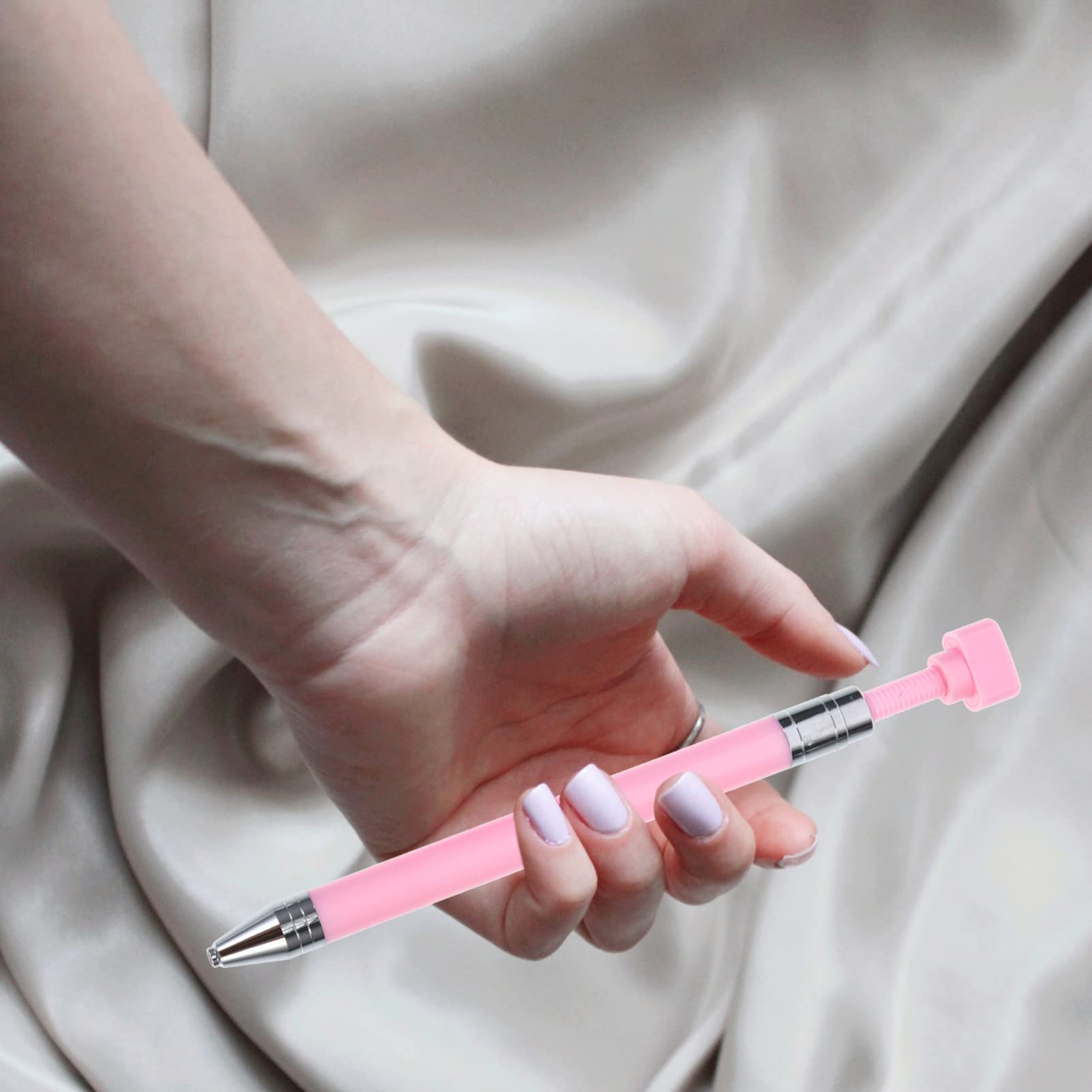 FOMIYES Rotatable Nail Art Drill Pen with Diamond Tips - Professional DIY Nail Art Tool Kit for Diamond Dotting, Drawing & Nail Design - Perfect for Home Manicures, Salon Use & Creative Nail Art Projects