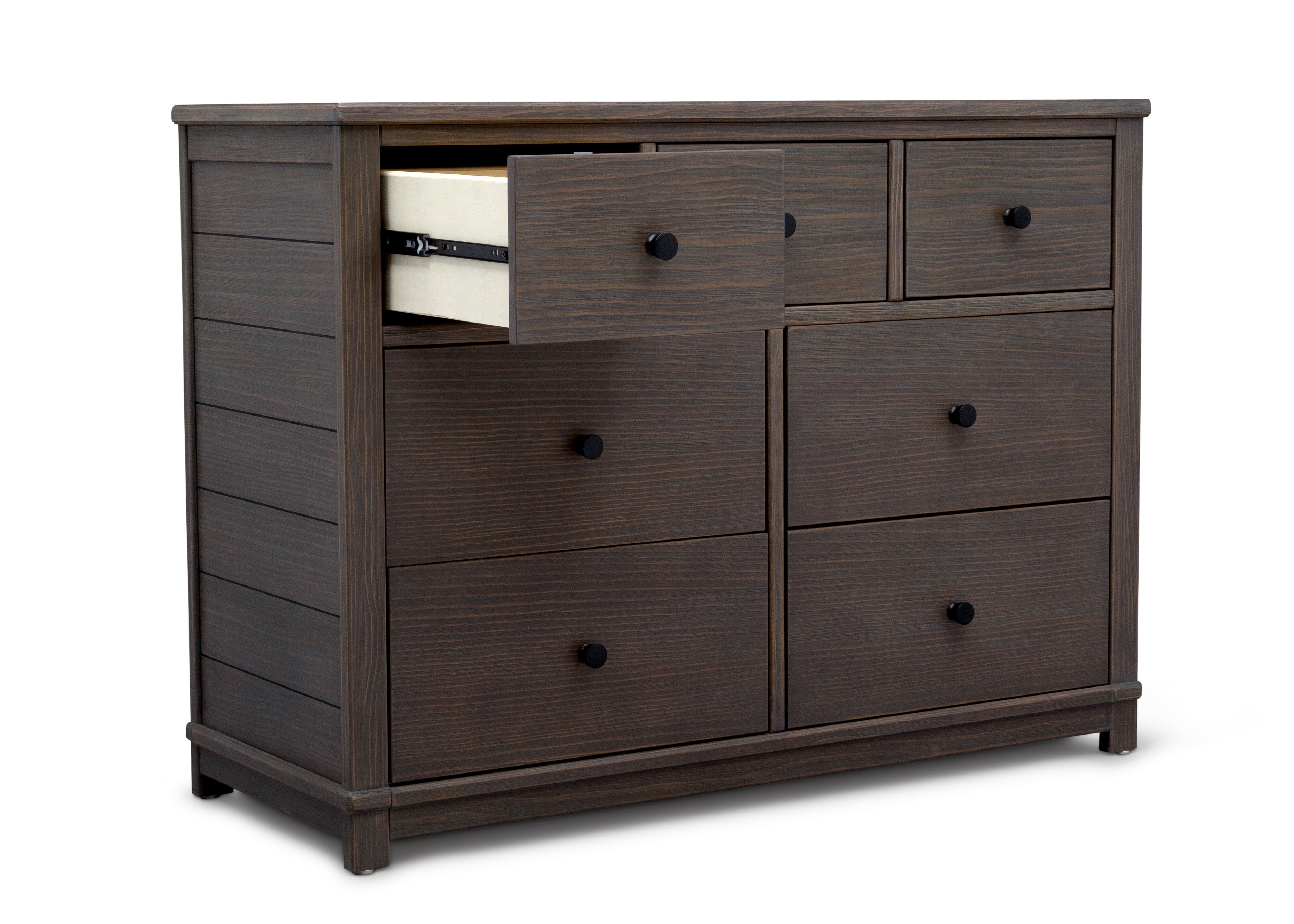 Monterey 7-Drawer Wooden Dresser with Interlocking Drawers - Perfect for Bedroom, Nursery & Closet Organization