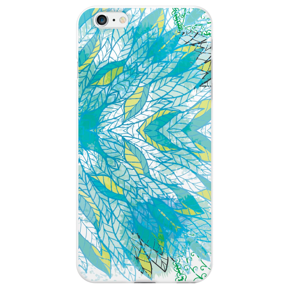 OTM Floral Prints White Phone Case for iPhone & Samsung - Elegant Flower Design with Ink Protection - Perfect for Everyday Use, Travel & Gifting
