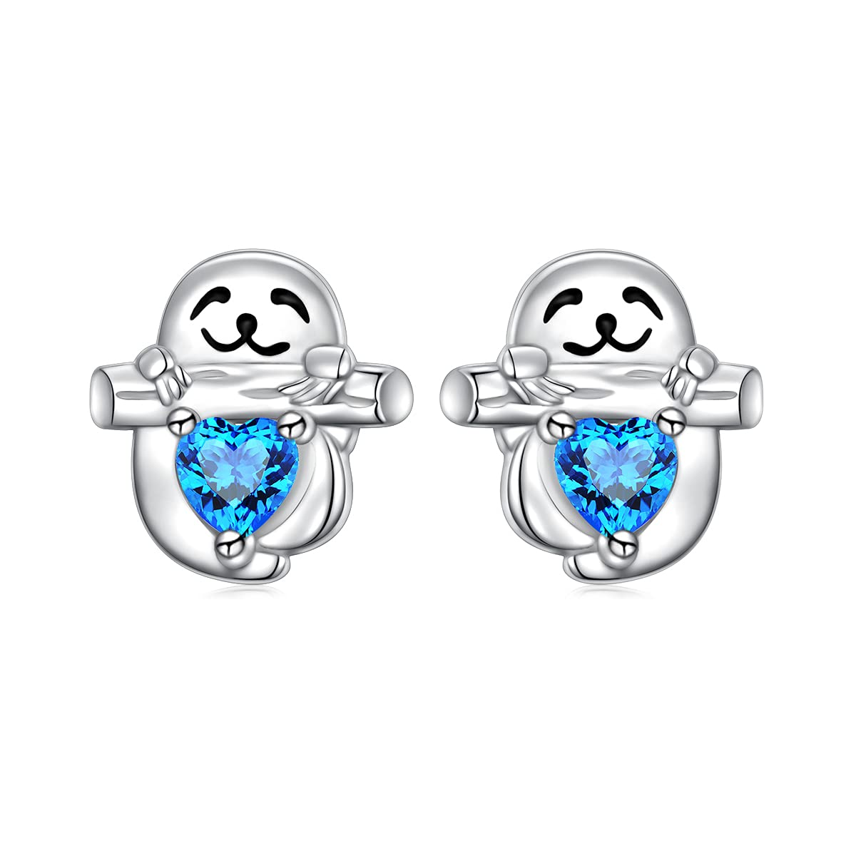 925 Sterling Silver Sloth Jewelry Set for Women - Sloth Necklace & Earrings, Cute Animal Lover Gifts for Her, Birthday & Christmas Presents - Perfect for Casual Wear, Date Nights & Gifts for Sloth Enthusiasts