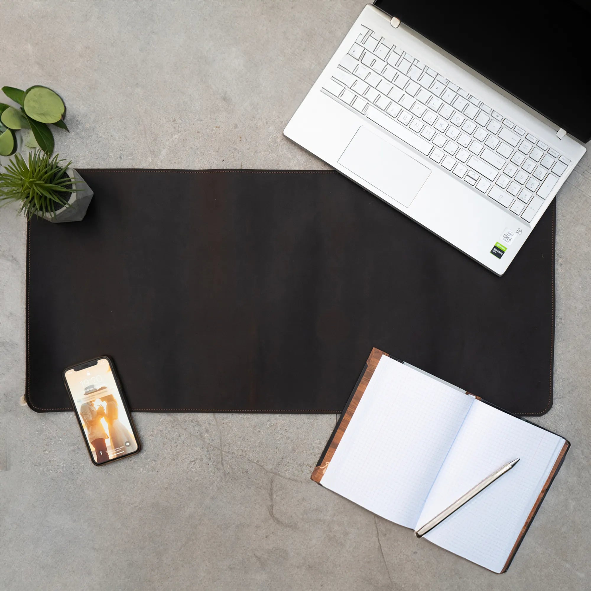 Premium Large Desk Pad Protector - Non-Slip Mouse Pad & Writing Surface for Office, Home, Gaming (36x18in) - Perfect for Workstations, Desks, and Home Offices