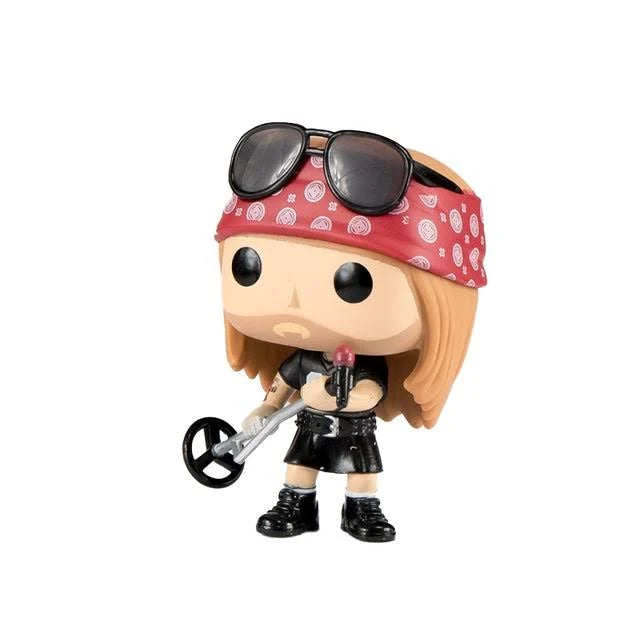 Guns N' Roses Axl Rose Pop! Vinyl Figure #50 - Funko Pop Music Collectible for Fans & Gift Idea - Perfect for Display, Collections, and Rock Music Decor