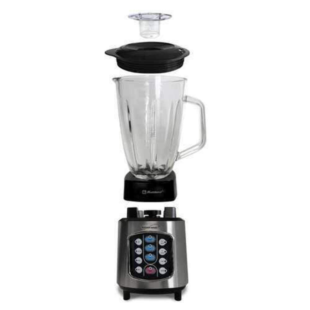 Koblenz LKM-8510 EVI 1.5-Liter Glass Jar Blender with 10 Blending Programs - Powerful Kitchen Appliance for Smoothies, Soups & Sauces - Black (One Size) - Perfect for Home Cooking, Meal Prep & Healthy Drinks