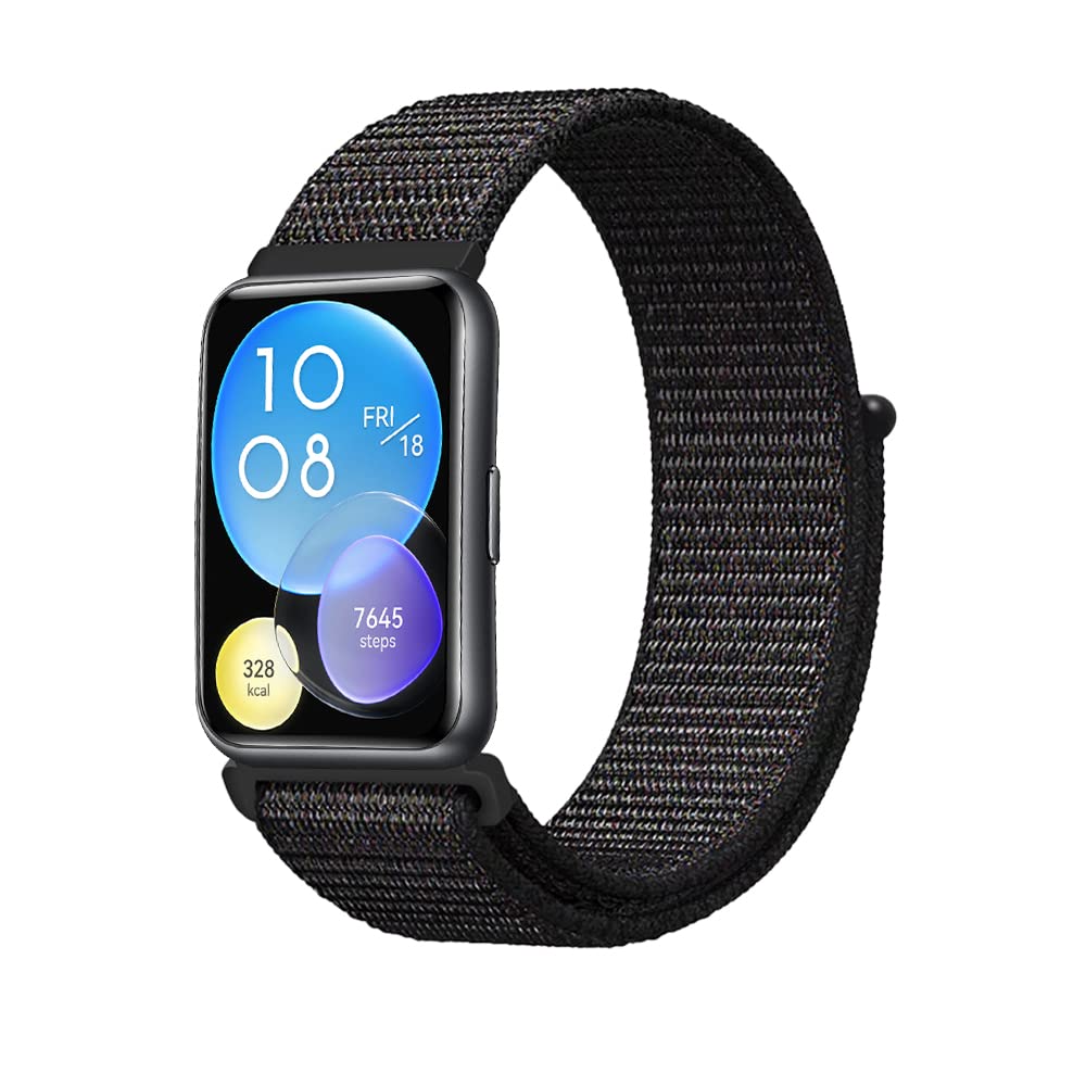 Niboow Nylon Strap for Huawei Watch Fit 2 - Lightweight & Breathable for Men Women Kids | Sports & Daily Wear