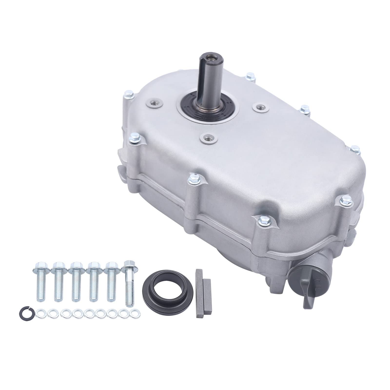 Gear Reduction Box with Internal Clutch for Honda GX270 13HP Engine - 1/2 Speed Reduction, Silver - Perfect for Power Equipment, Agricultural Machinery & Industrial Applications