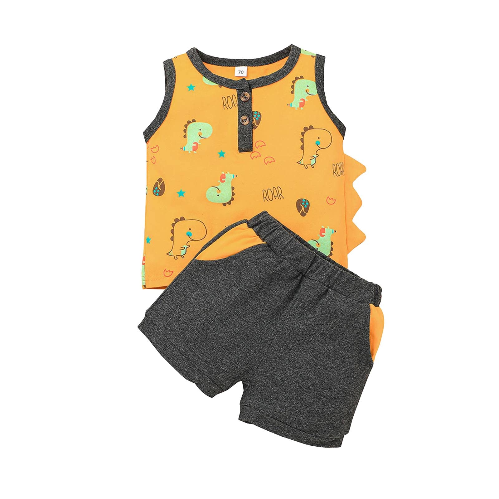 Adorable Infant Baby Boy Clothes Set - Summer Newborn Outfits with Letter Print T-Shirt & Camouflage Shorts | Perfect for Playdates, Beach Trips & Family Photos