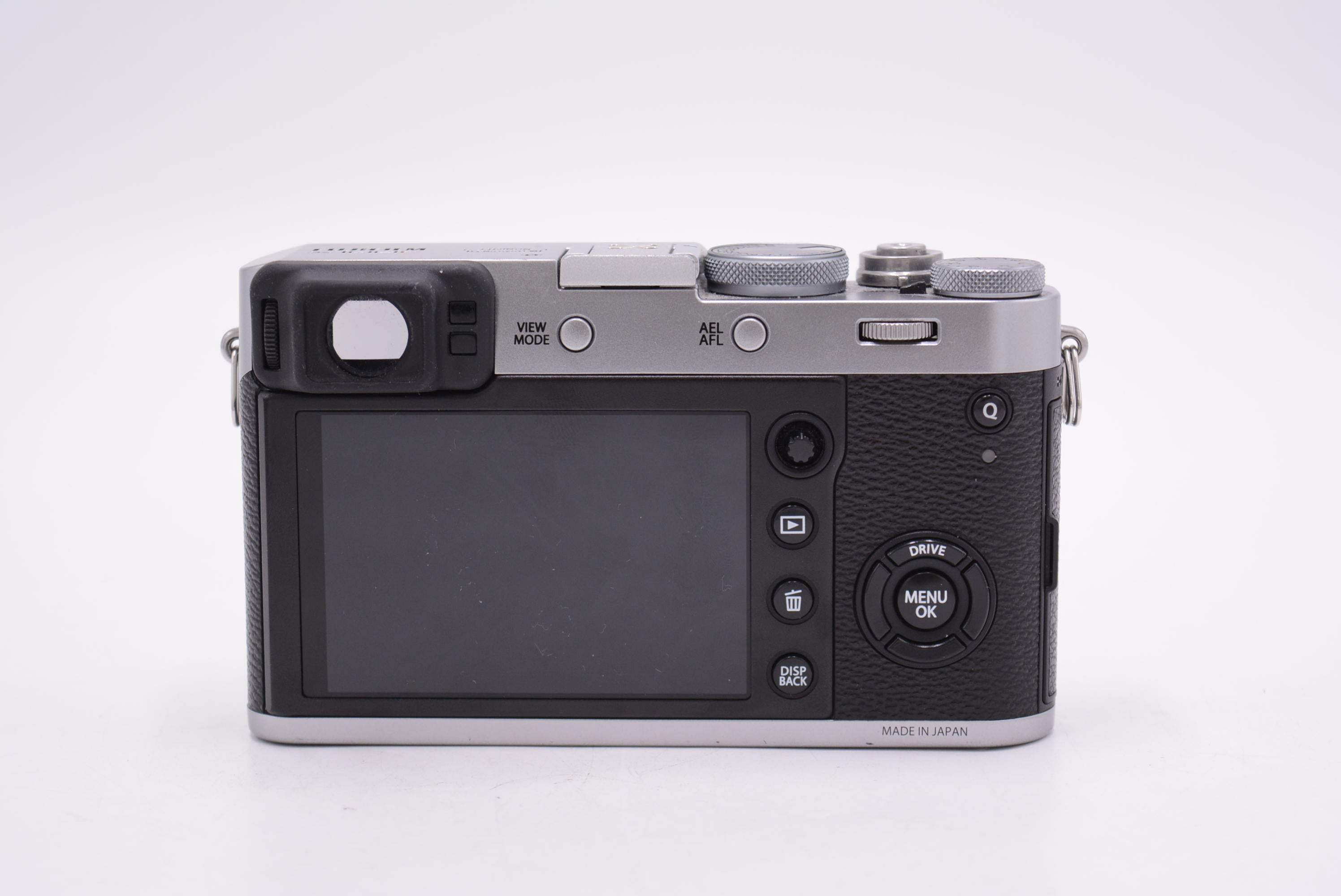 Fujifilm X100F Compact Digital Camera (Silver) with Haoge Lens Hood - Used | High-Quality Mirrorless Camera for Street Photography & Travel