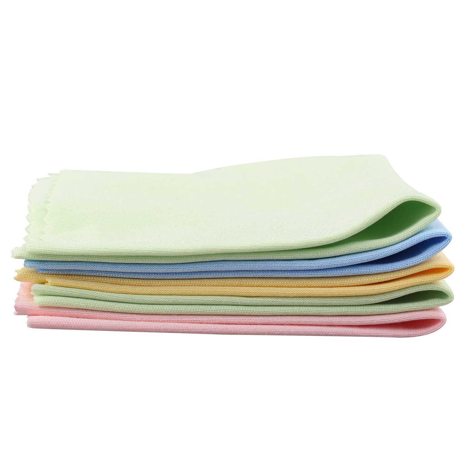 5PCS Premium Microfiber Cleaning Cloth for Musical Instruments - Guitar, Violin, Piano, Clarinet, Trumpet, Saxophone, Flute - Scratch-Free Polish & Maintenance - Random Colors - Perfect for Musicians & Music Lovers