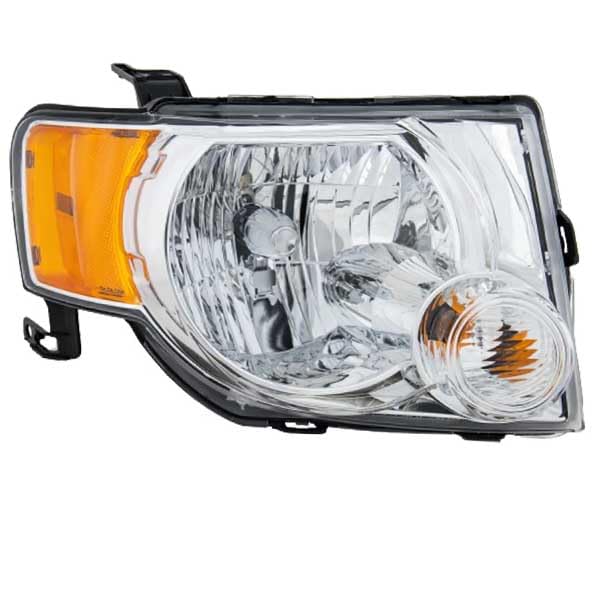 Replacement Halogen Headlight for 2008-2012 Ford Escape - Right Passenger Side Headlamp with Bulb Included | Perfect for Night Driving & Off-Road Adventures