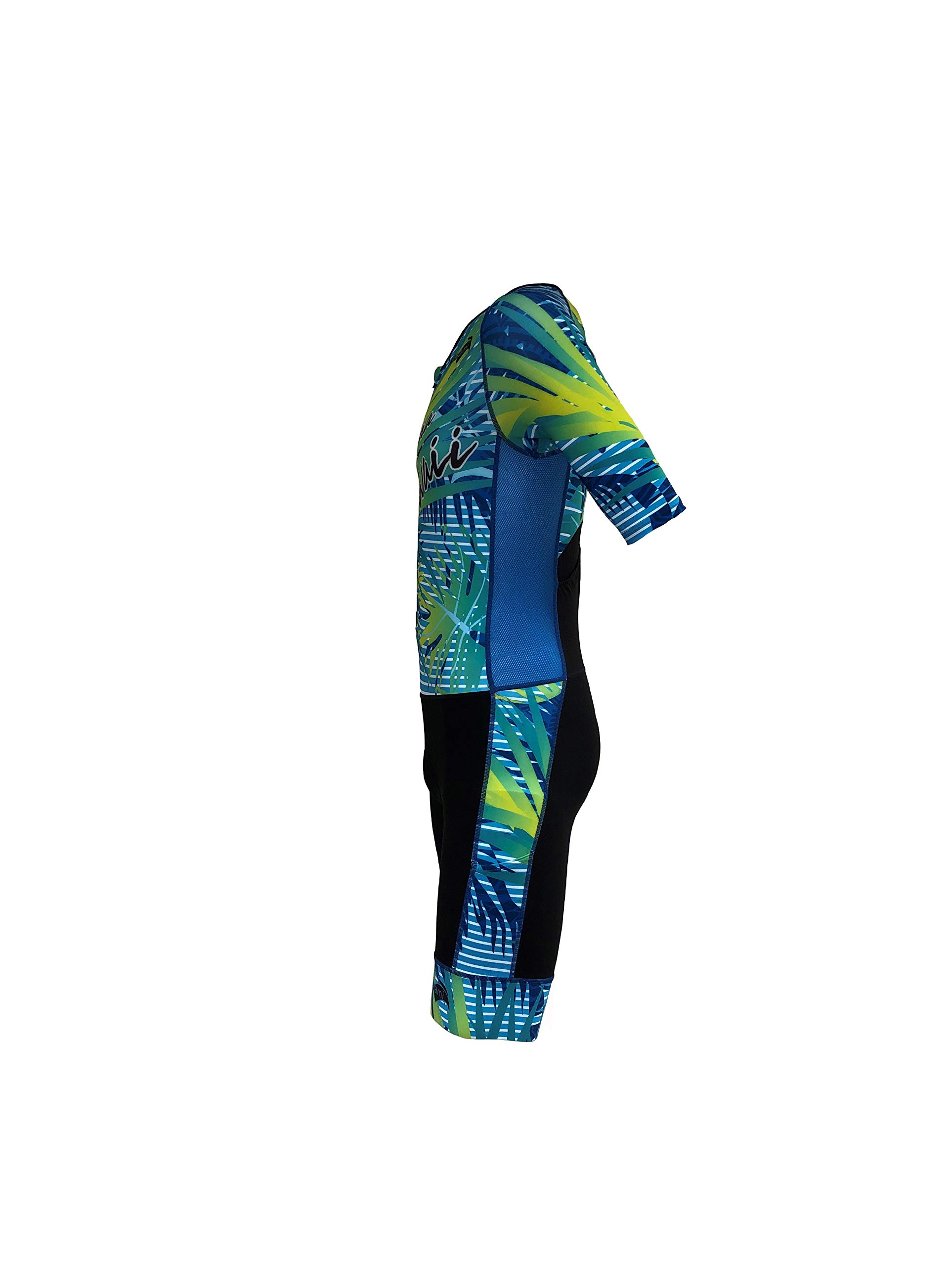 Prima 2 LD Aero Sleeved Trisuit for Men - Triathlon Wetsuit with Compression & Aerodynamic Design - Kona Edition - Perfect for Ironman, Sprint & Olympic Triathlon Races