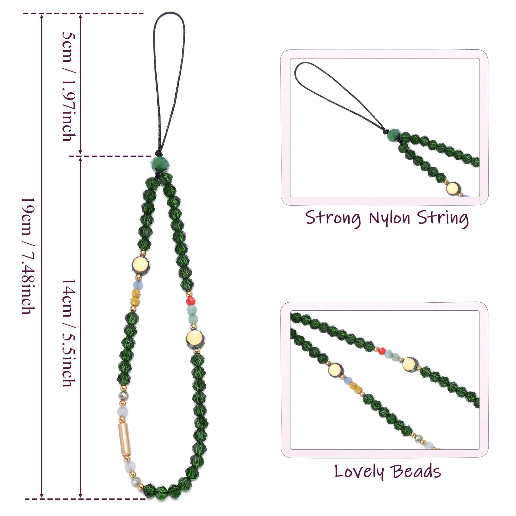 Handmade Phone Charm Wrist Strap for Women - Stylish Phone Lanyard & Cell Phone Chain Accessory | Perfect for Everyday Use, Work, and Travel
