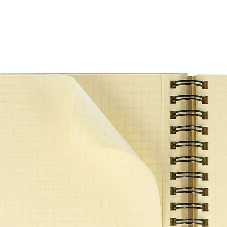 Rollbahn Notebook with Pockets - Premium Spiral Bound Planner for School, Office & Travel - Cap Martin / Delfonics Style - Perfect for Note Taking, Journaling & Organization