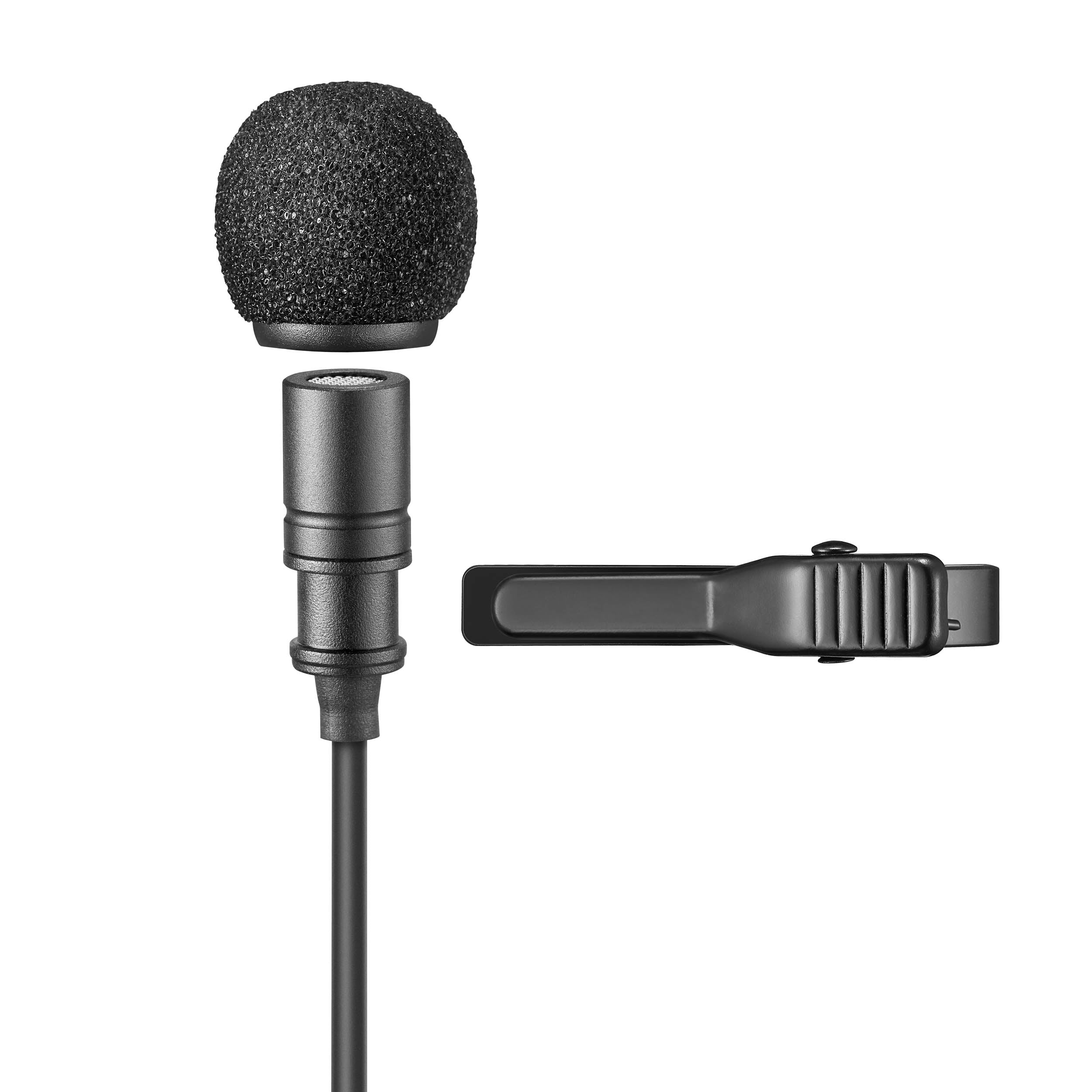LMS 60G Omnidirectional Lavalier Microphone with 6m Cable & Gain Control - Perfect for Podcasting, Interviews, YouTube Videos, and Live Streaming