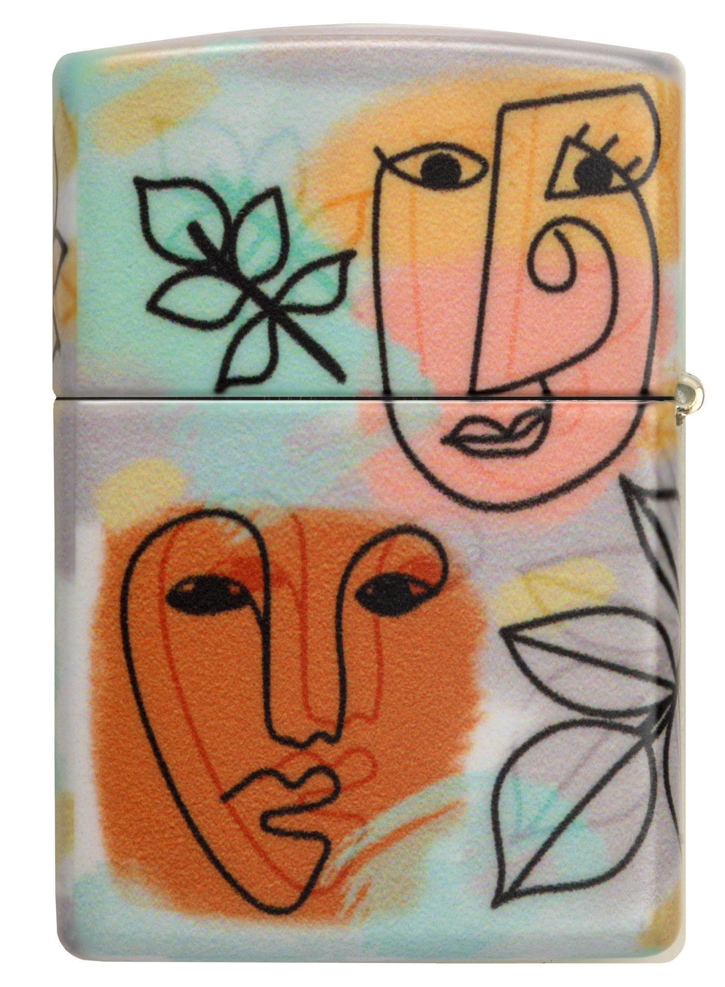 Abstract Faces Design Wall Art - Modern Canvas Prints for Home & Office Decor - Perfect for Living Room, Bedroom, and Workspace Aesthetics
