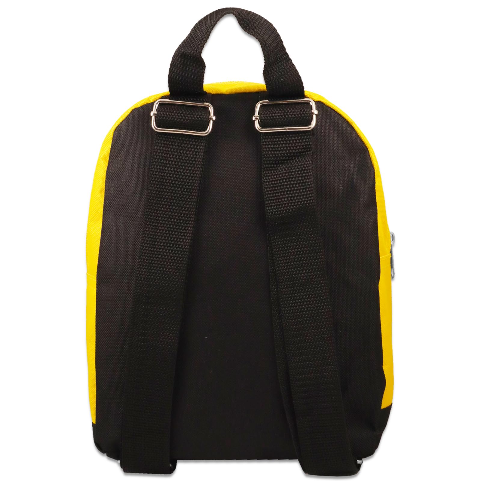 Winnie the Pooh Mini Backpack Set - 10” Canvas Backpack with Front Pocket & Water Bottle Holder | Cute Disney Character School Bag for Kids, Travel & Theme Park Outings