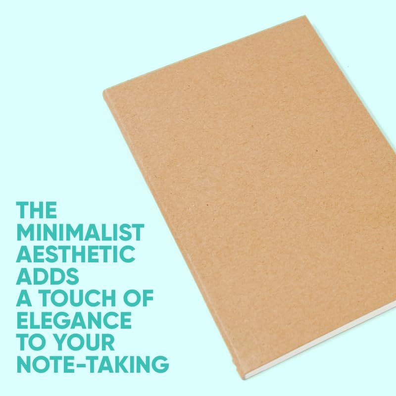 K-Kraft Mini Notepads with Kraft Paper Covers - 36 Pack of 4.5