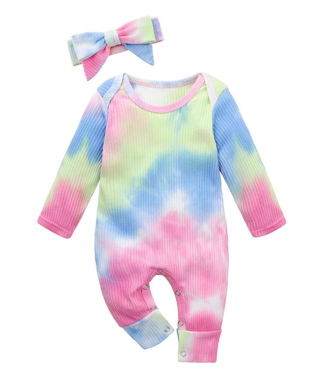 Von Kilizo Newborn Baby Girl Romper Onesie - Soft Cotton Infant Jumpsuit Outfit for 0-12 Months | Perfect for Photoshoots, Playtime & Special Occasions