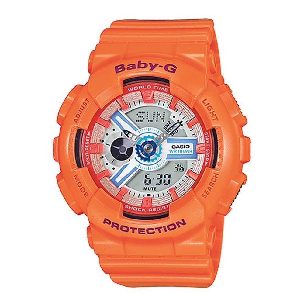 Casio Baby-G BA-110SN-4ADR Digital Sport Watch for Women - Shock Resistant, Water Resistant, LED Light - Perfect for Running, Swimming, and Outdoor Activities