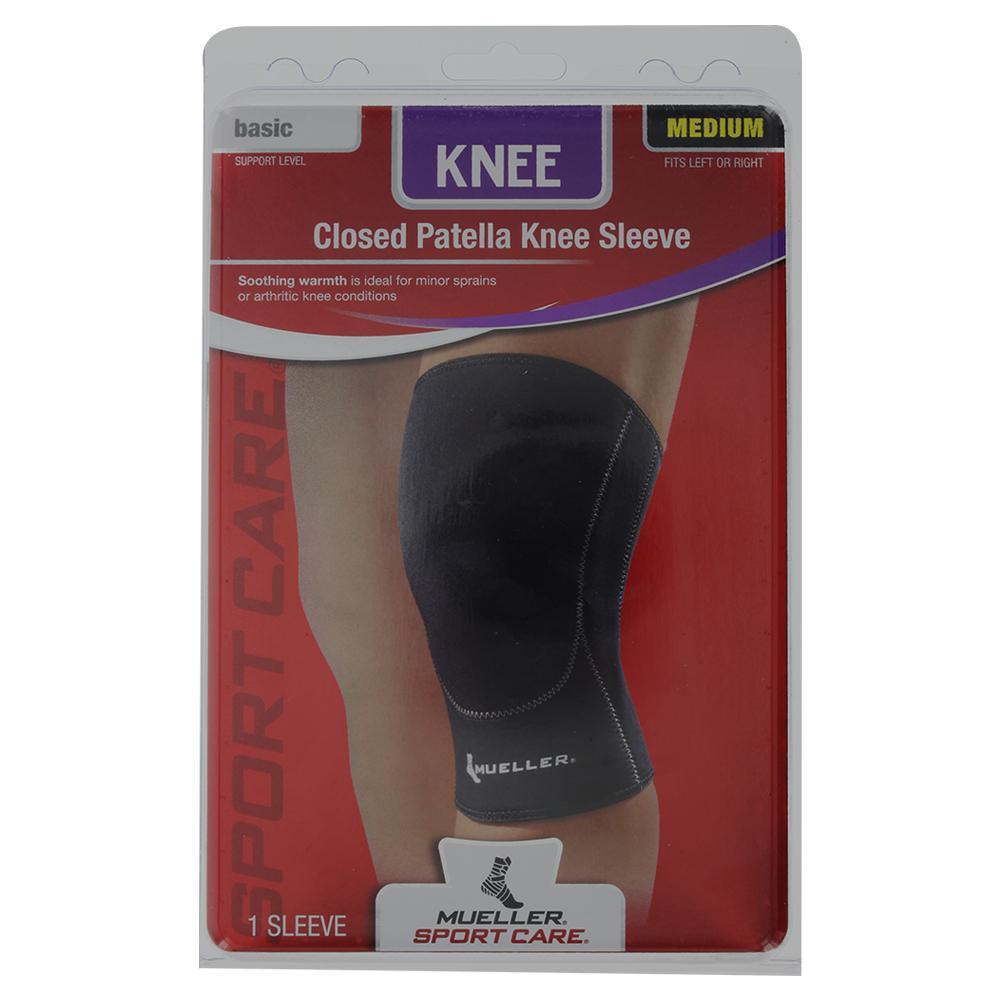 Closed Patella Knee Sleeve Medium - Support & Pain Relief for Running, Workouts & Recovery | Breathable Compression Sleeve for Men & Women