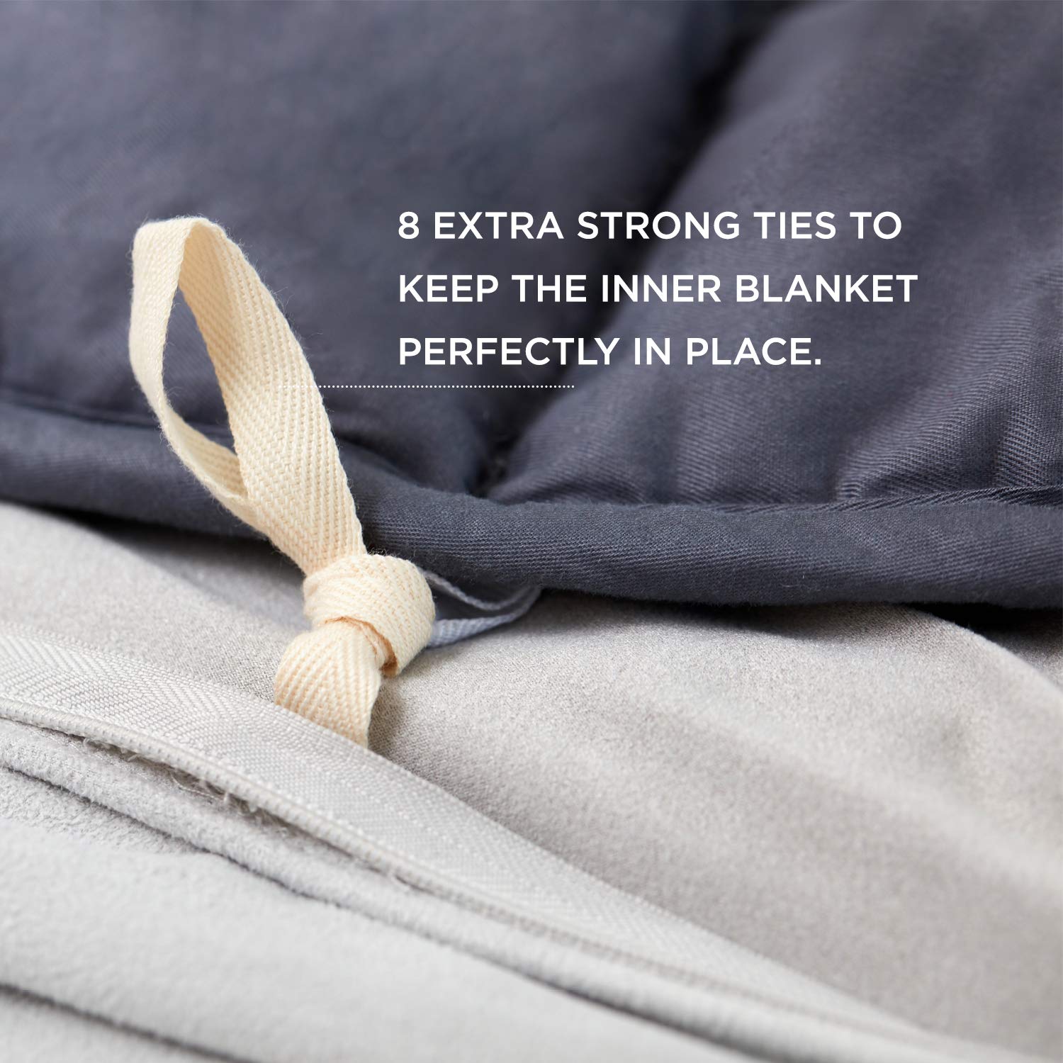 SHEEX Calm + Cool Weighted Blanket - 15 lbs Cooling Blanket for Adults, 48