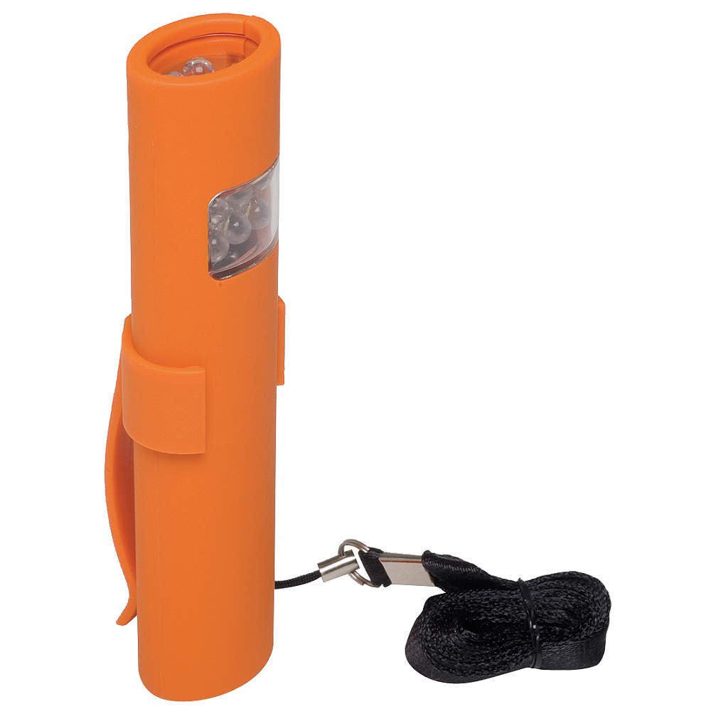 Bayco NSP-1206 10 LED Slim-Line Flashlight with Orange Soft Grip - Compact & Bright LED Flashlight for Camping, Hiking, Emergency, and Outdoor Adventures