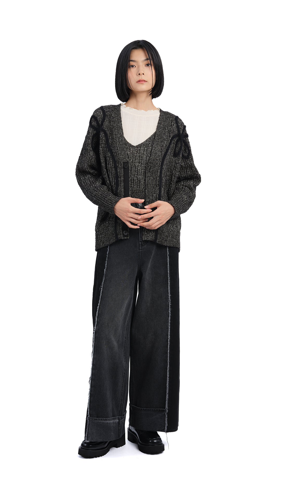 Soft & Cozy Textured Cardigan for Women - Lightweight Knit Sweater for Fall & Winter - Perfect for Layering, Office Wear & Casual Outfits