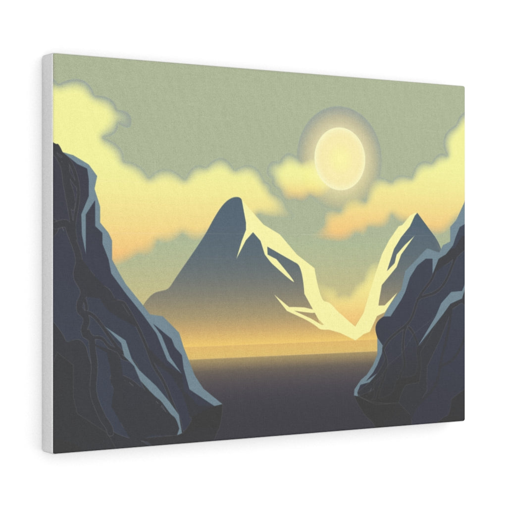 Scenic Mountain Wall Art Canvas - Modern Home Decor for Living Room & Bedroom - Perfect for Nature Lovers & Interior Design