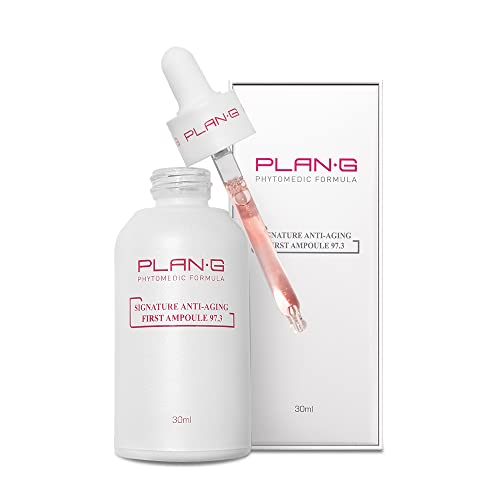 PLAN de G - Signature Shining Ampoule 97.3 | Hydrating Face Serum for Glowing Skin | Korean Beauty Skincare with Jeju Island Ingredients | All-in-One Anti-Aging & Moisturizing Treatment (1.01 Fl Oz) - Perfect for Daily Skincare Routine & Nighttime Hydration
