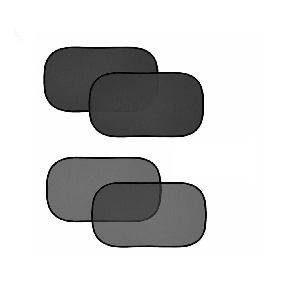 4-Pack Baby Car Window Shades | UV & Heat Protection Sunshades for Side & Back Windows | Blocks Sun Glare for Safe & Comfortable Rides | Perfect for Infants & Toddlers on Road Trips