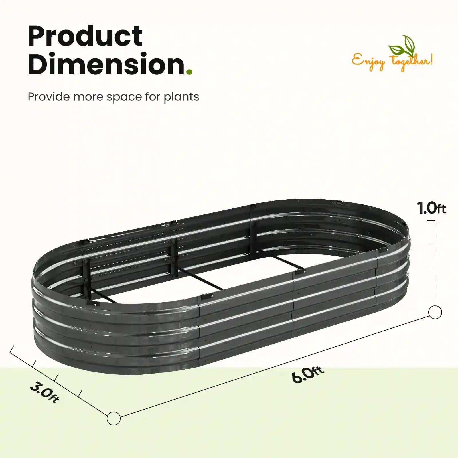 2 Pack Screwless Raised Garden Beds - Easy Assembly Metal Planter Box for Vegetables, Flowers & Herbs - Perfect for Backyard, Patio & Urban Gardening