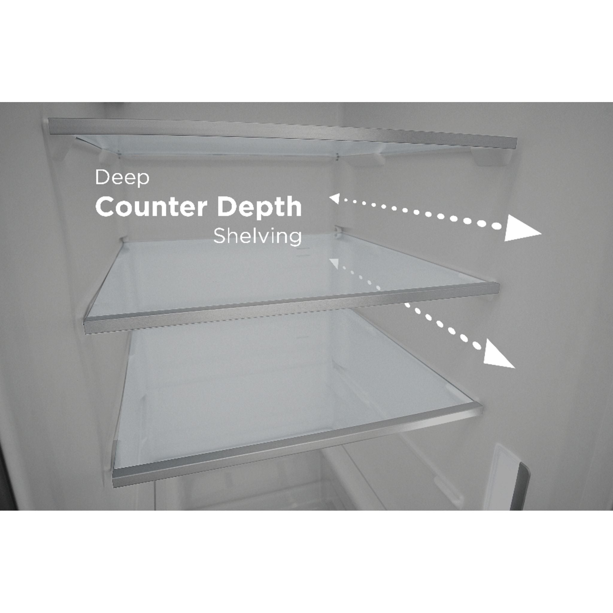 Frigidaire Gallery GRSS2652AF 26.5 Cu. Ft. Side by Side Refrigerator - Stainless Steel | Energy Star Certified for Kitchen & Home Use