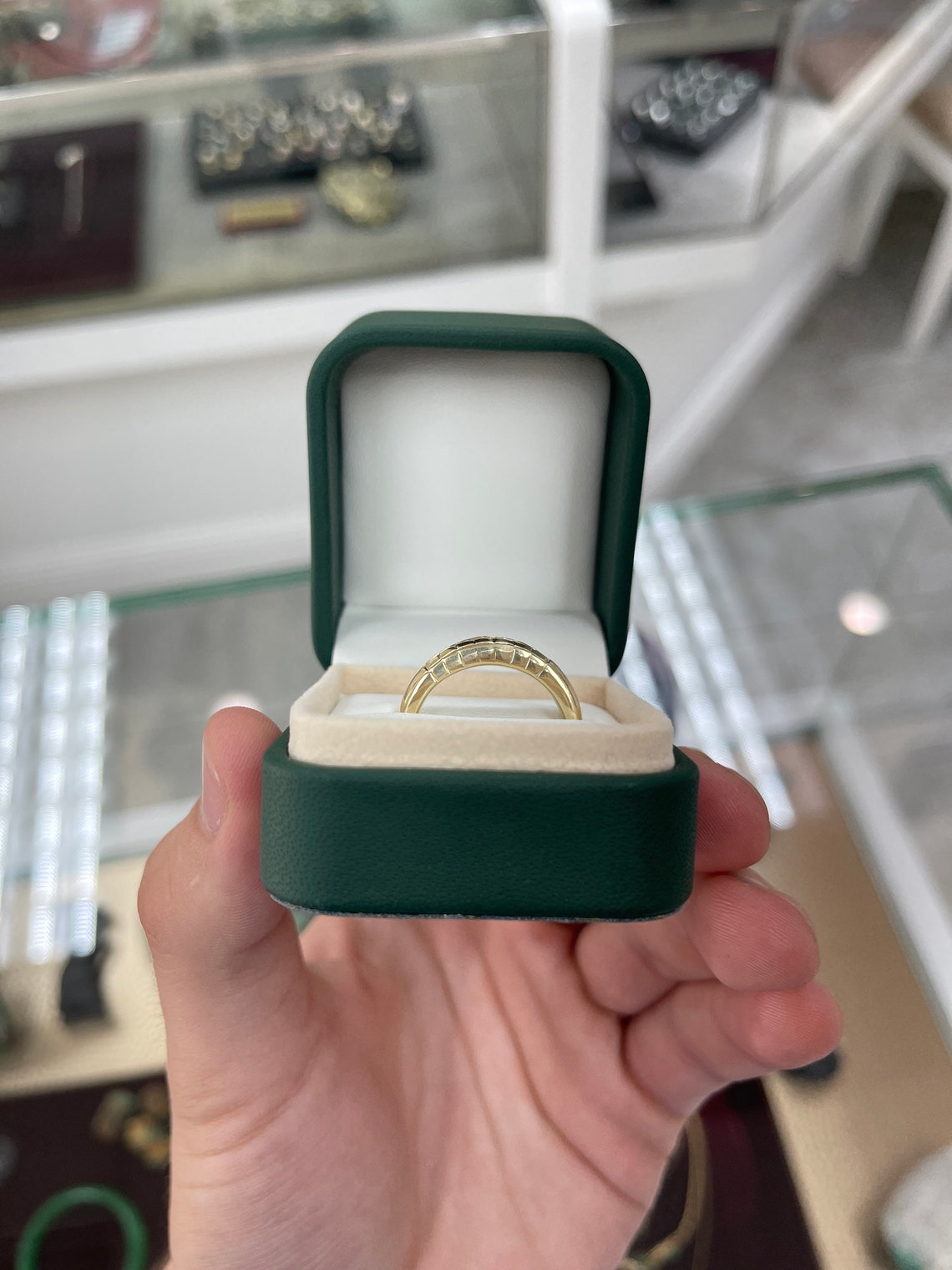 0.30 Carat Men's Diamond Ring in 14K Yellow Gold - Elegant Wedding Band, Anniversary Gift for Him, Engagement Ring for Men