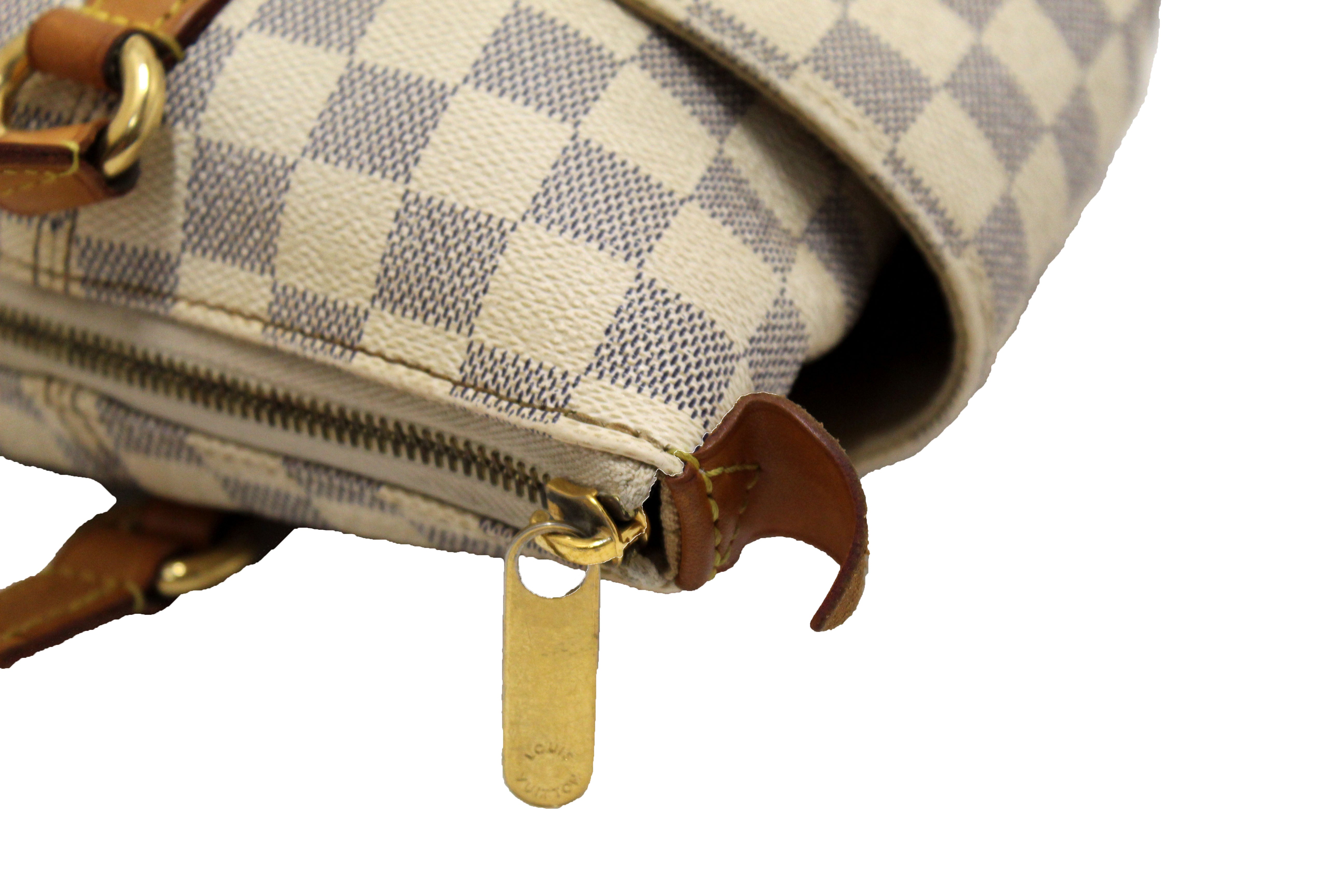Authentic Louis Vuitton Damier Azur Totally PM Tote Shoulder Bag for Women - Luxury Designer Handbag for Work, Travel & Everyday Use