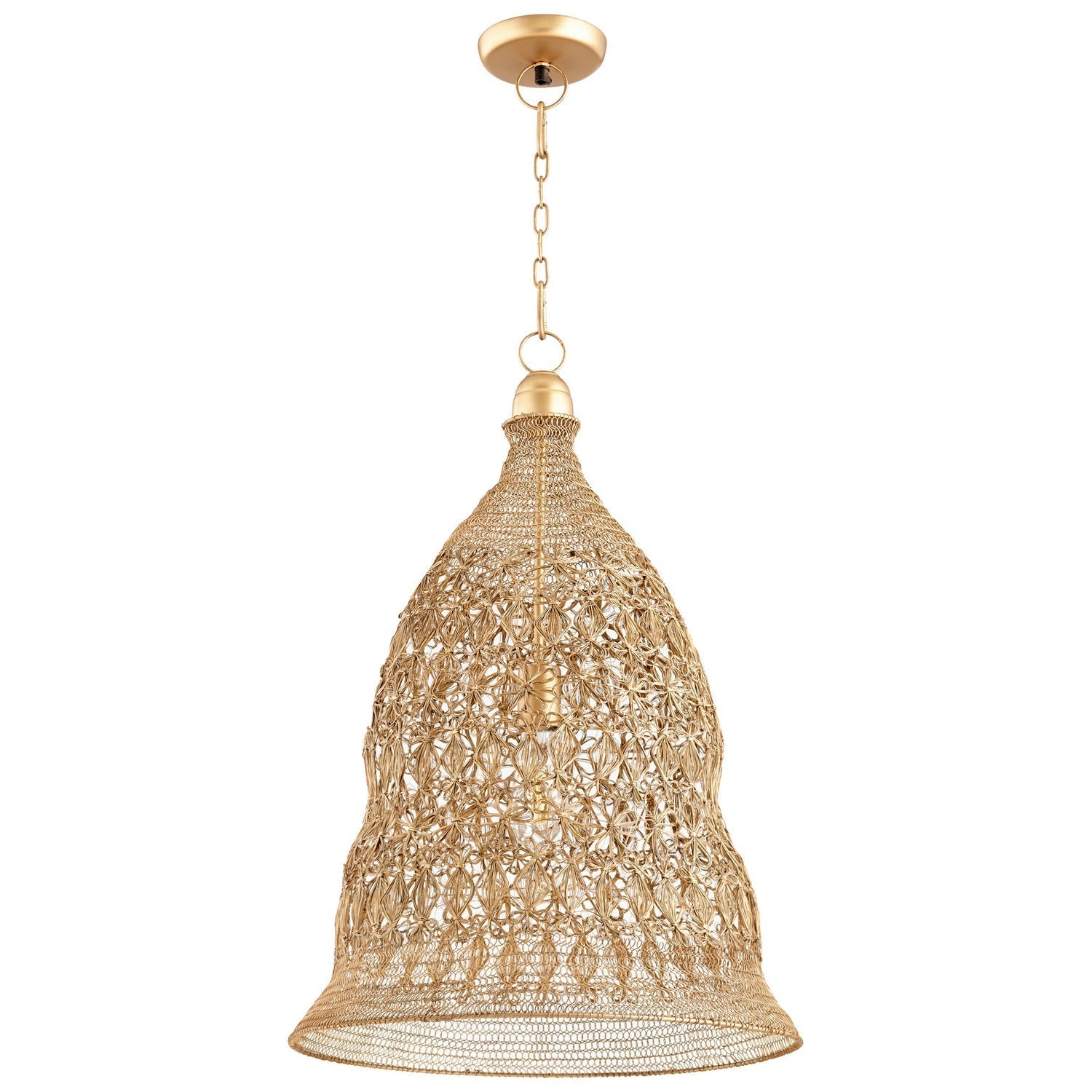 Cyan Design 10753 Elvia Pendant Light Fixture in Aged Brass Finish - Vintage Industrial Style Ceiling Lighting for Dining Room, Kitchen & Foyer