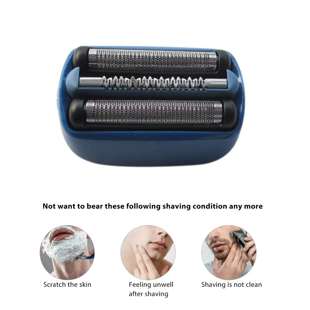 Braun 40B CoolTec Replacement Foil and Cutter Cassette - Compatible with Braun Series 40B Electric Shavers - Perfect for Smooth Shaving at Home or Travel